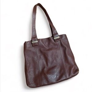 See By Chloe Cognac Brown Leather Tote Satchel Bag